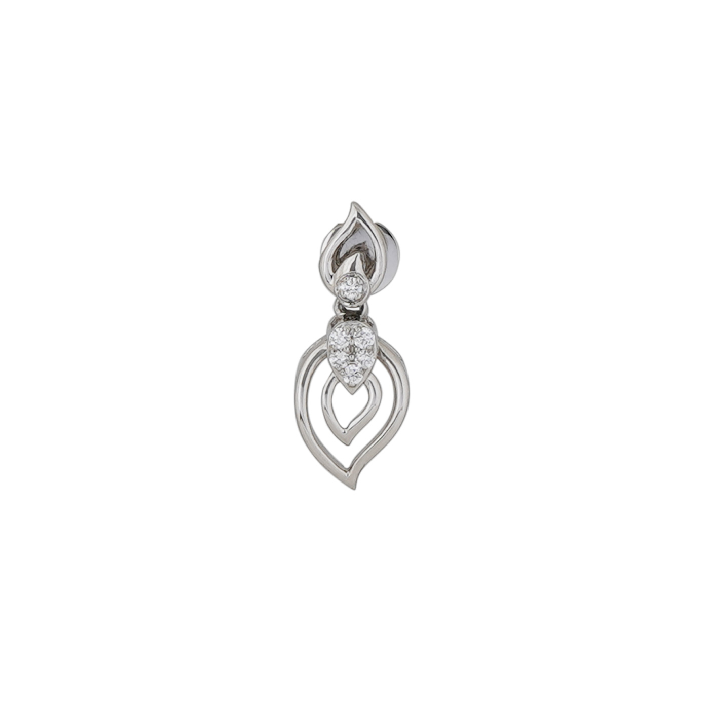 Platinum Diamond Earring