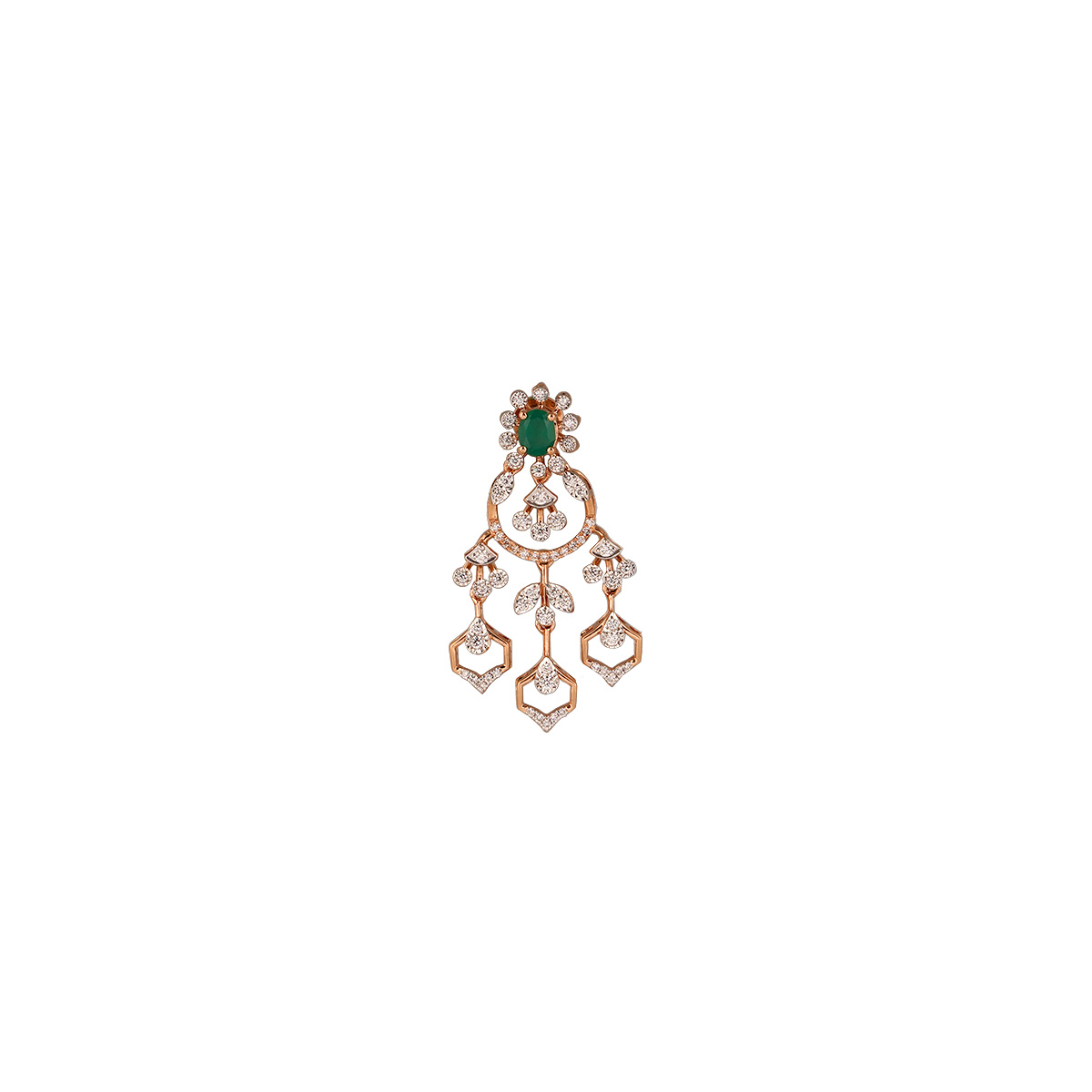 Diamond Earring Open Setting 18kt