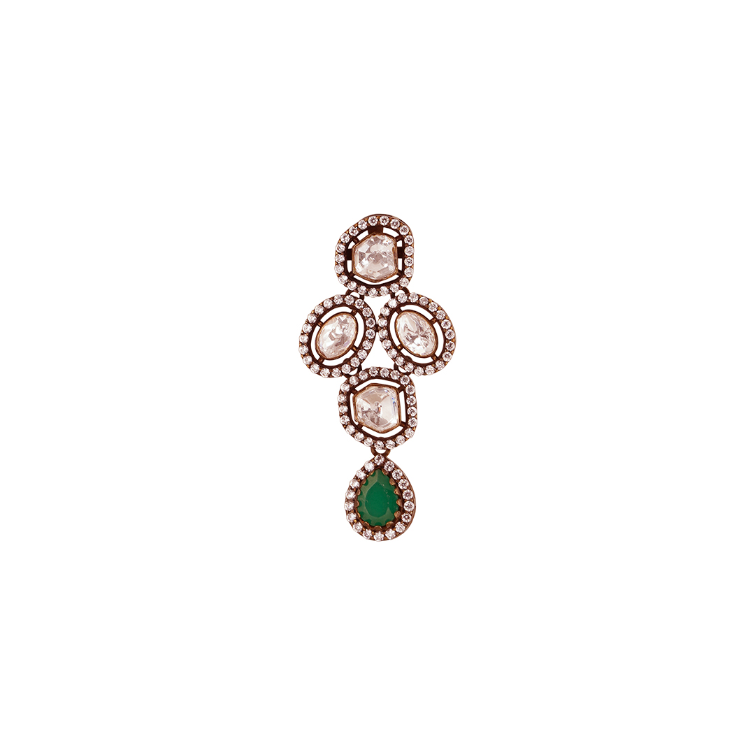18kt diamond design Earring