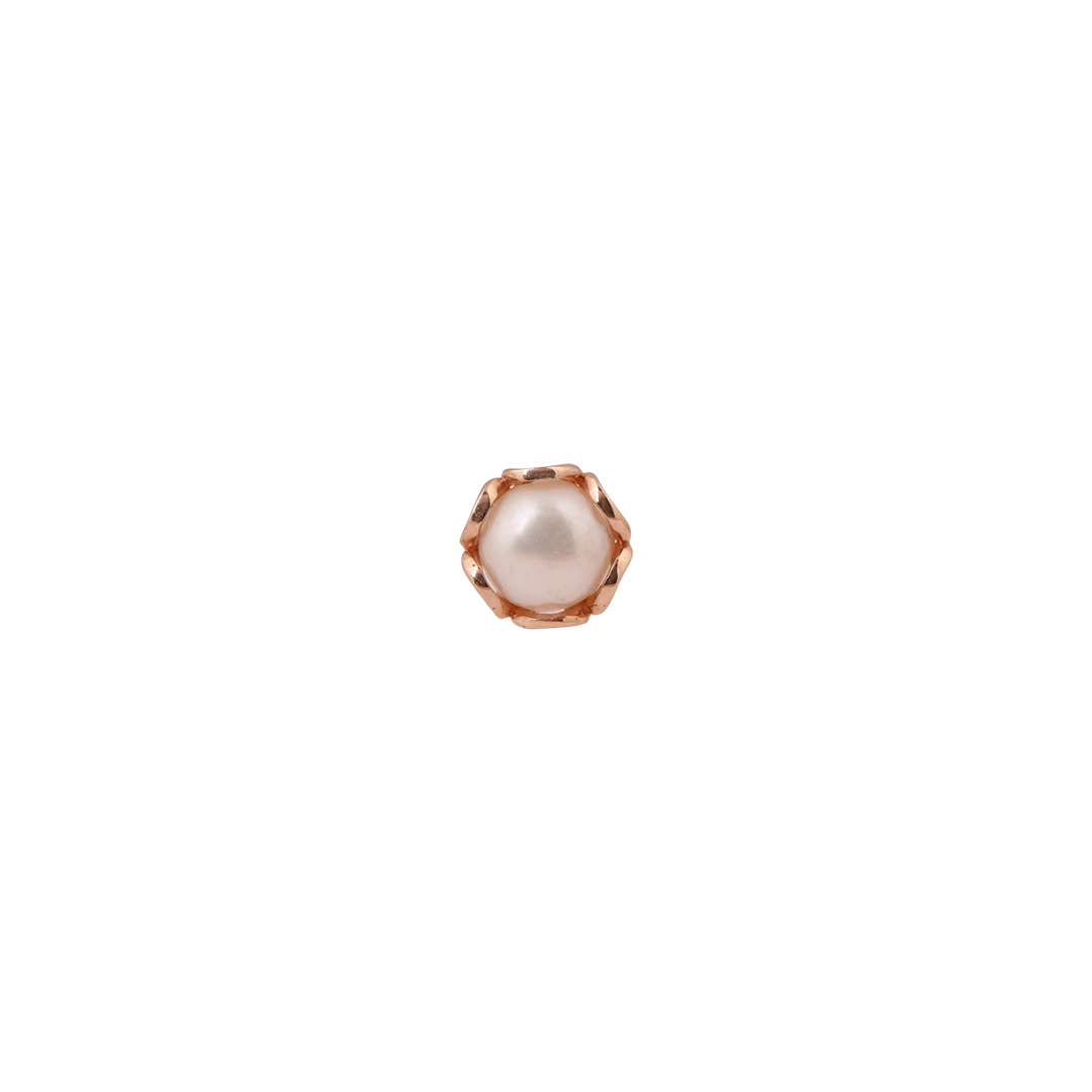 18kt Rose Gold Stone Earrings