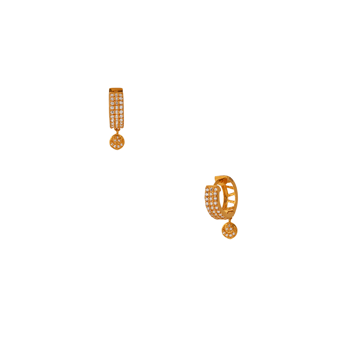 Casting Stone Earring