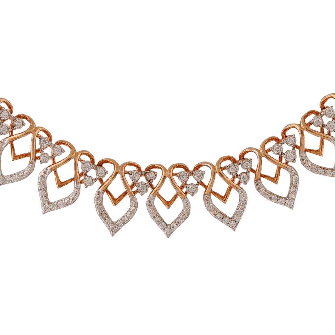 Diamond Necklace Openset 18kt