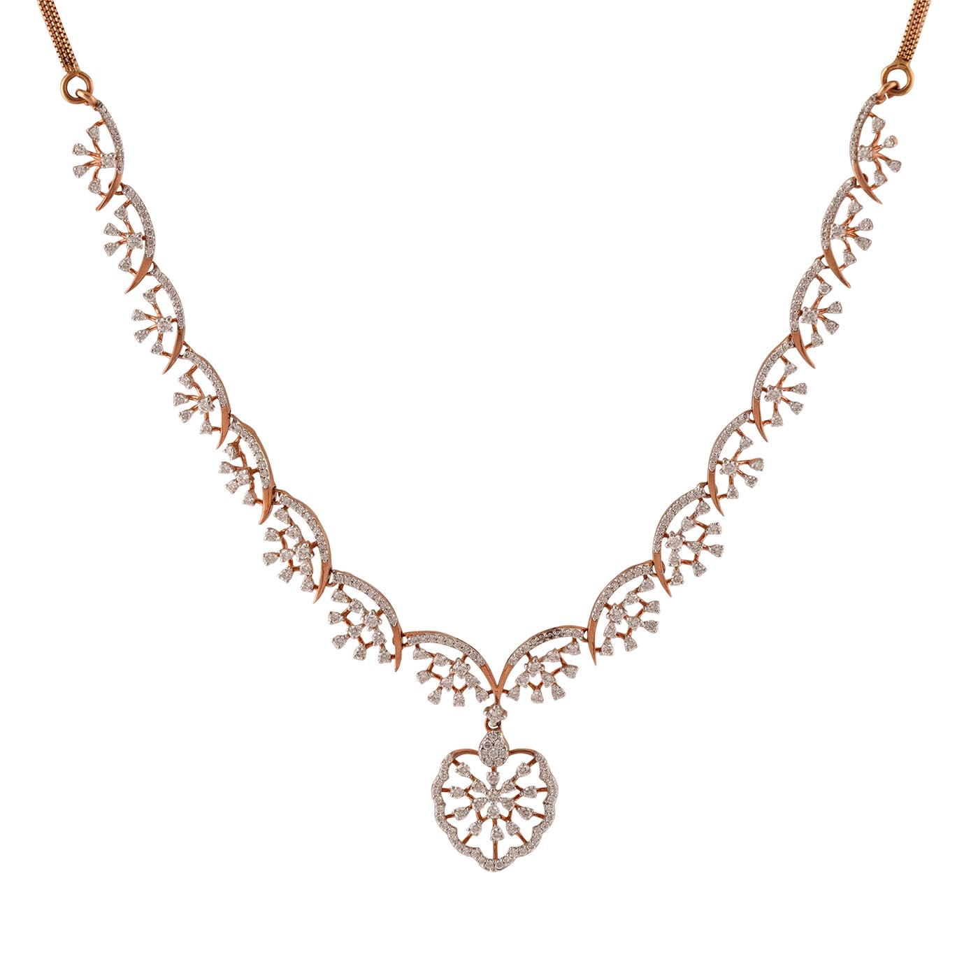 Diamond Necklace Openset 18kt