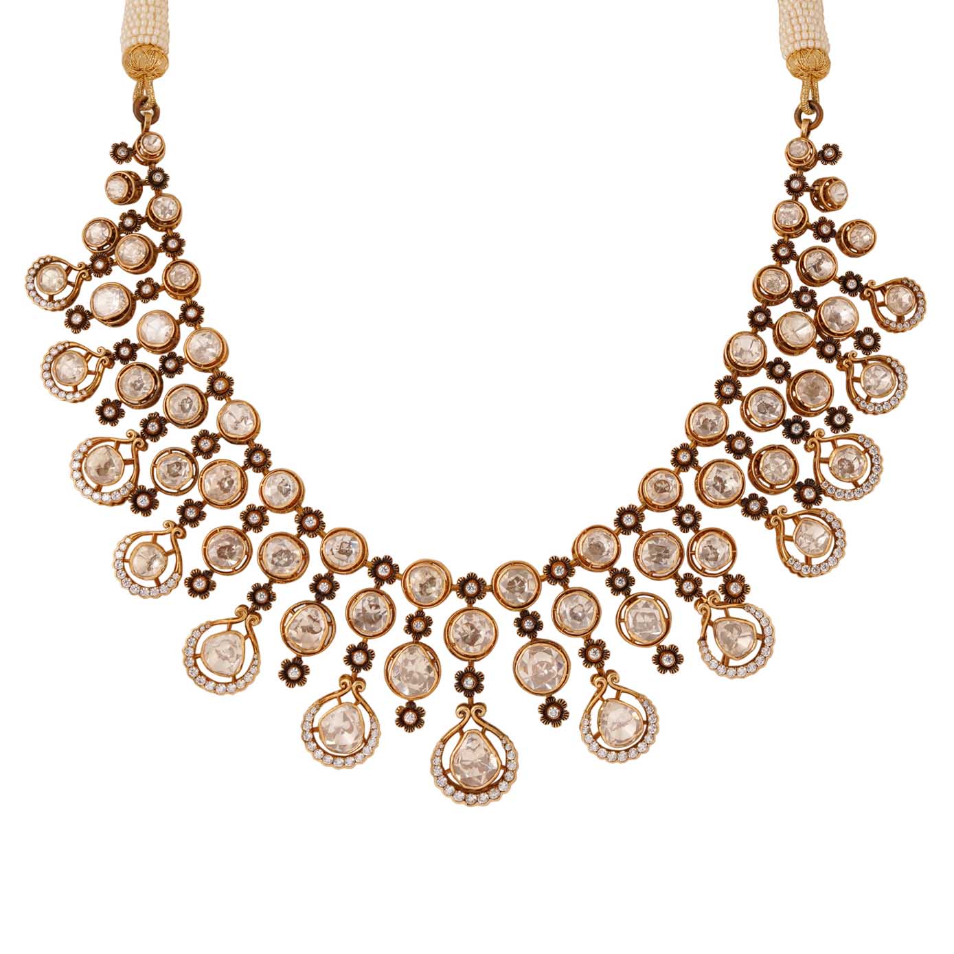 18ct Diamond Design Choker with