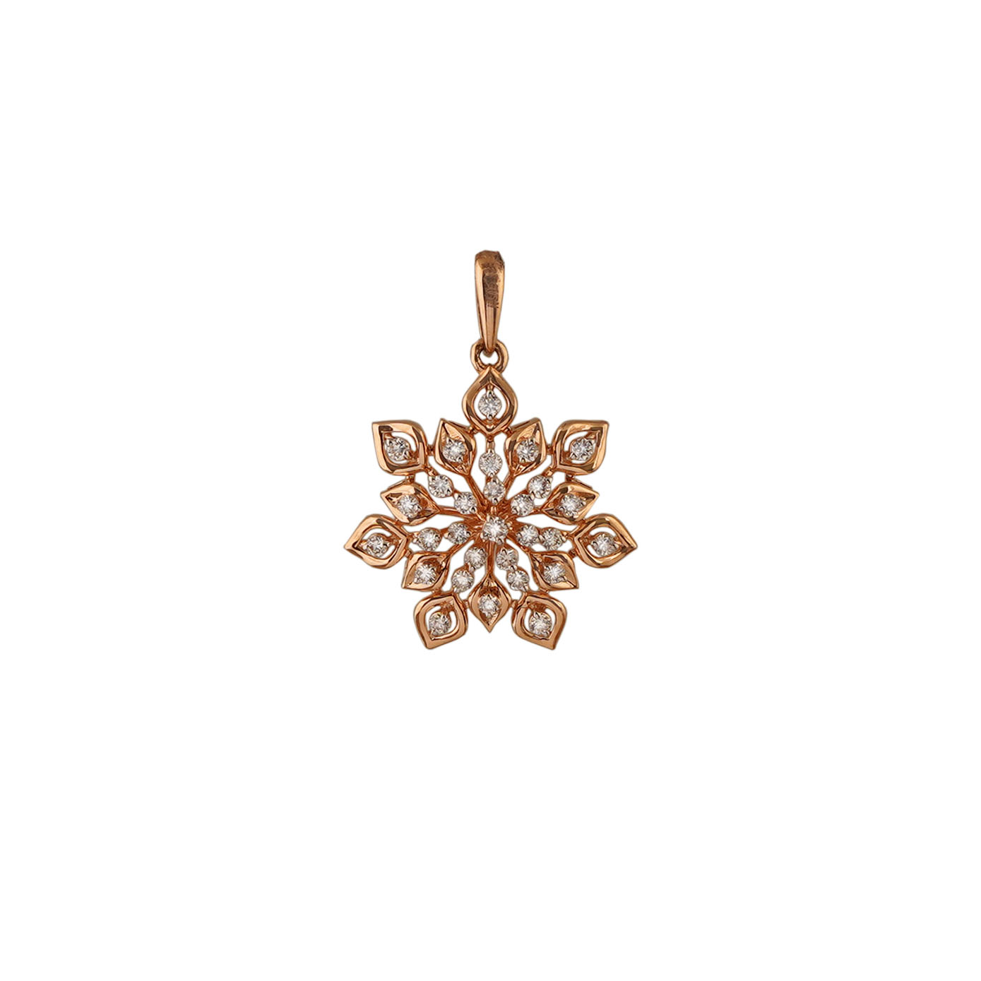 Diamond Pendant Open Setting 18kt