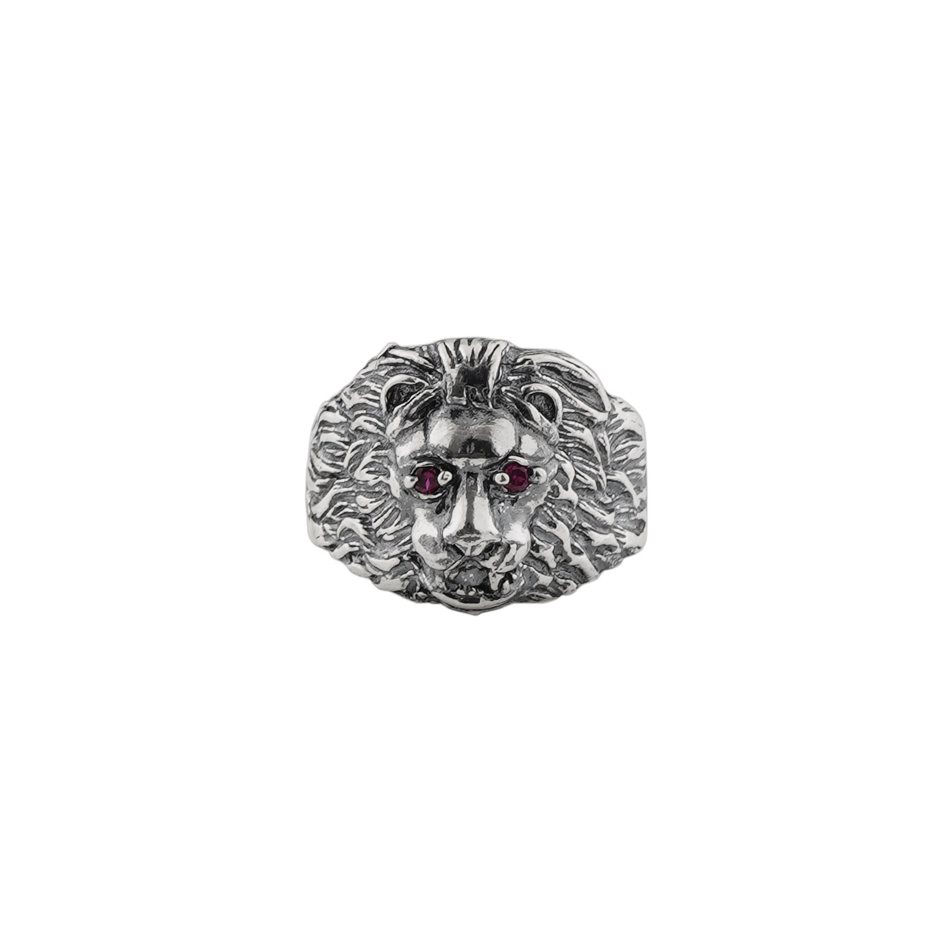 Silver Lion Ring