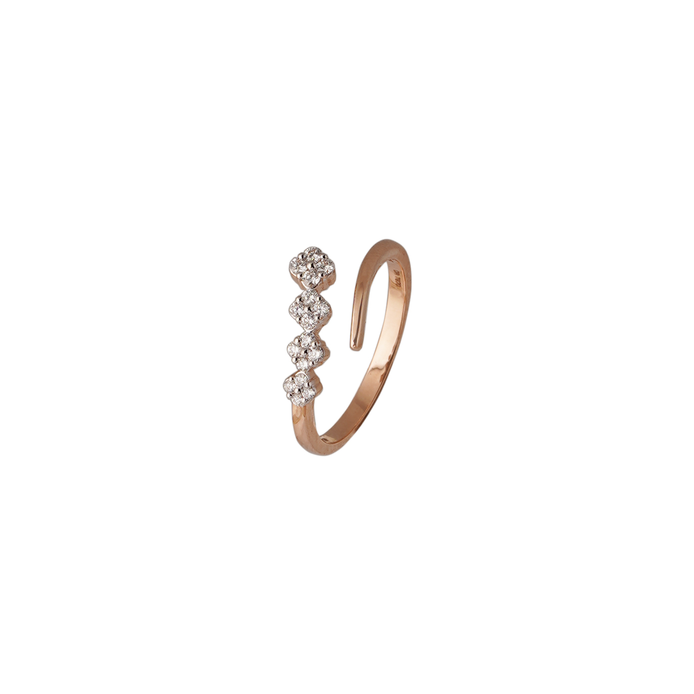 Diamond Ring Openset 18k