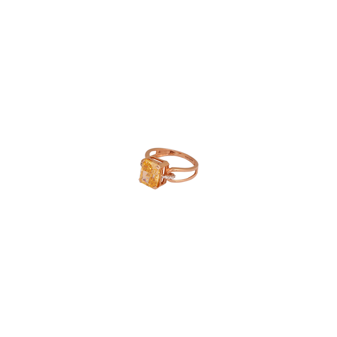 18kt Rose Gold Ladys Ring