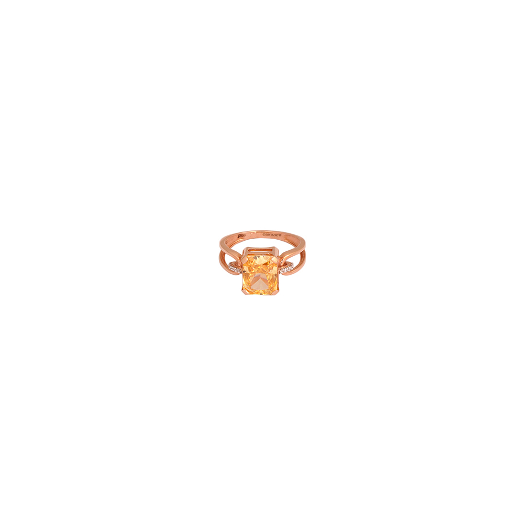 18kt Rose Gold Ladys Ring