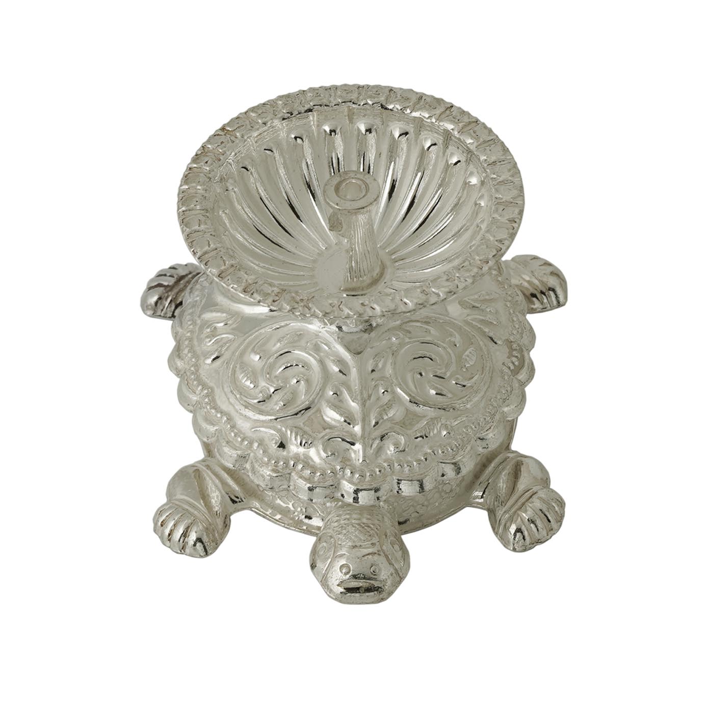 Silver Tortoise Pipe Jothi